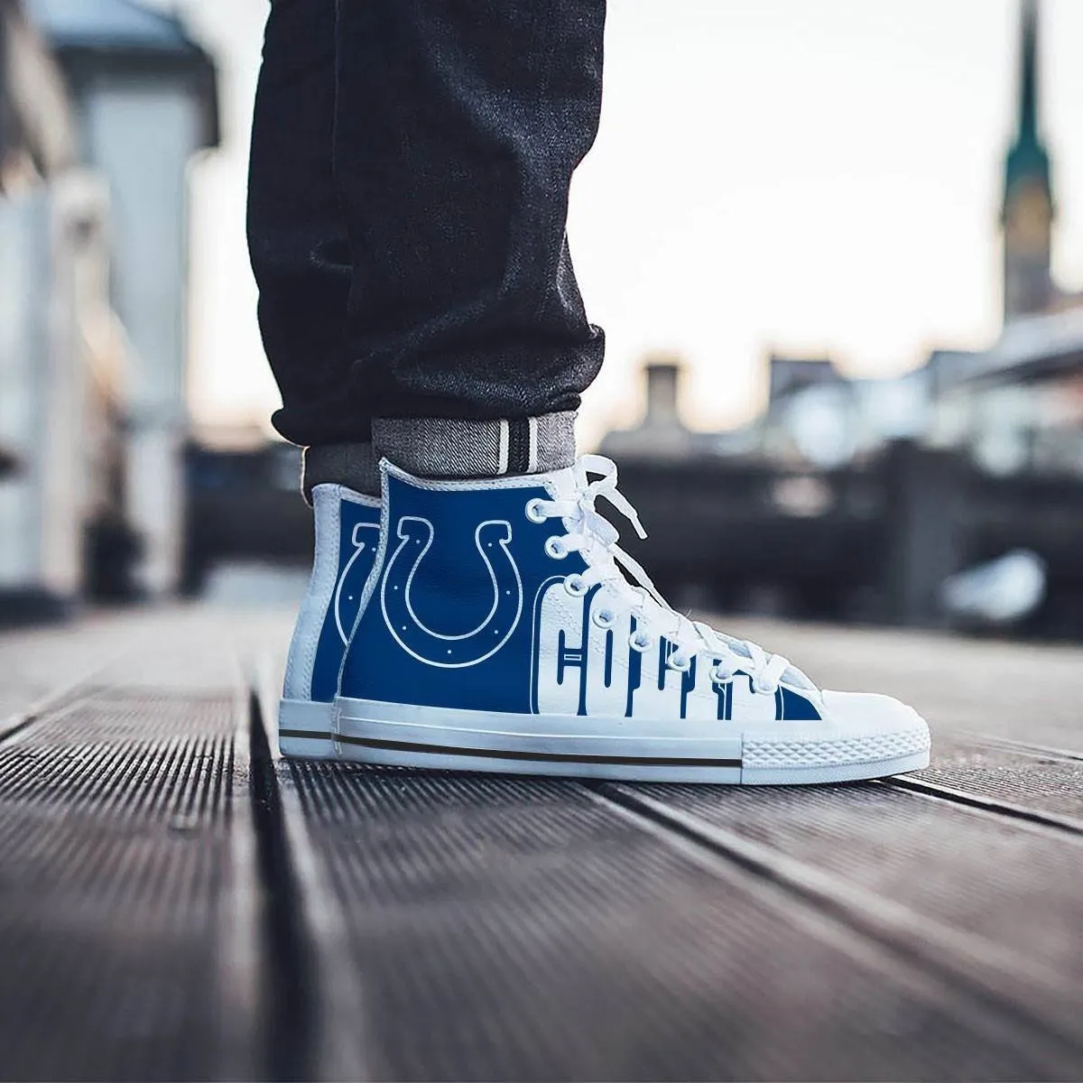 indianapolis colts mens high top sneakers high top