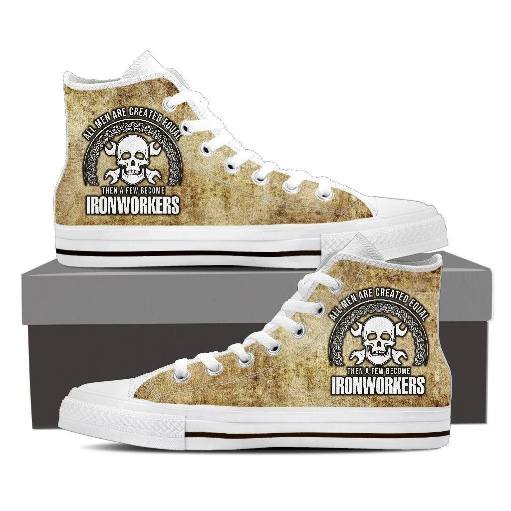 ironworkers ladies high top sneakers