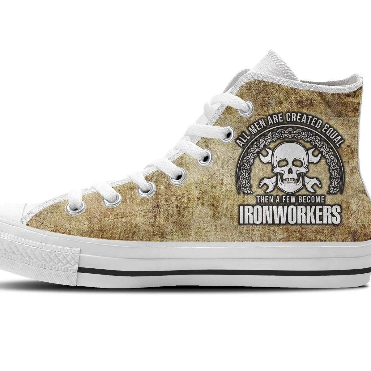 ironworkers ladies high top sneakers