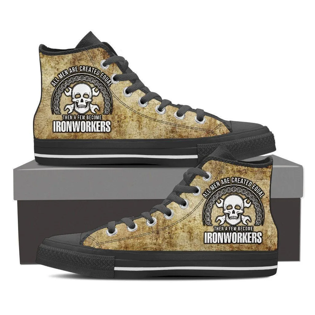 ironworkers ladies high top sneakers