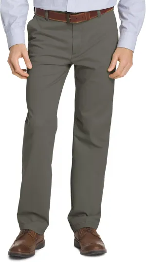 IZOD Men's Slim Fit Advantage Performance Stretch Flat Front Chino Pant