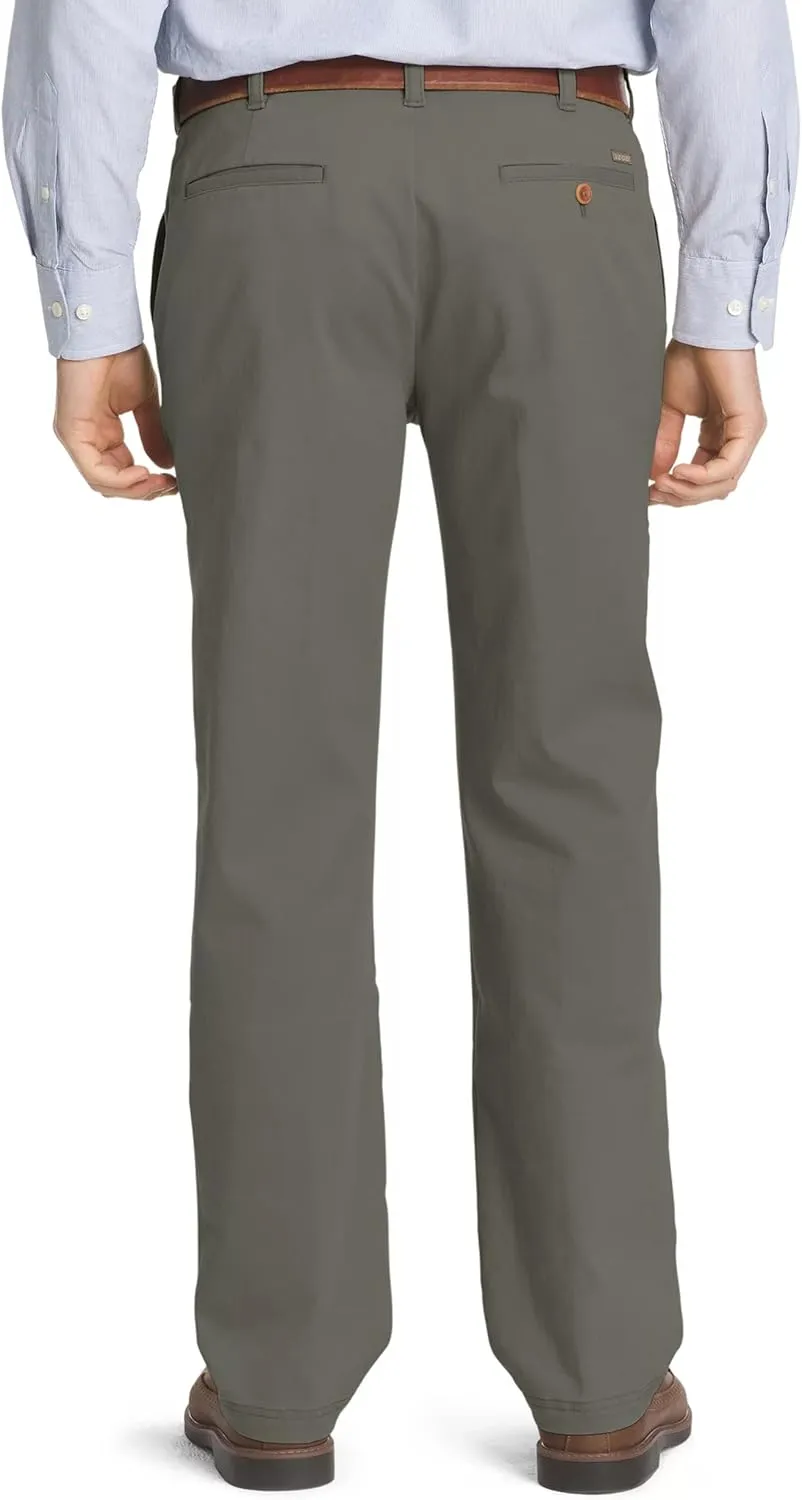 IZOD Men's Slim Fit Advantage Performance Stretch Flat Front Chino Pant