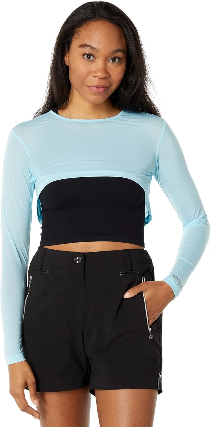Jamie Sadock Sunsense® 35 SPF Lightweight Long Sleeve Crew Neck Crop Layering Top