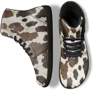 Jeiento Animal Print Barefoot High Top Sneaker Tennis Shoes Comfort Sports Fitness Running Shoes for Men