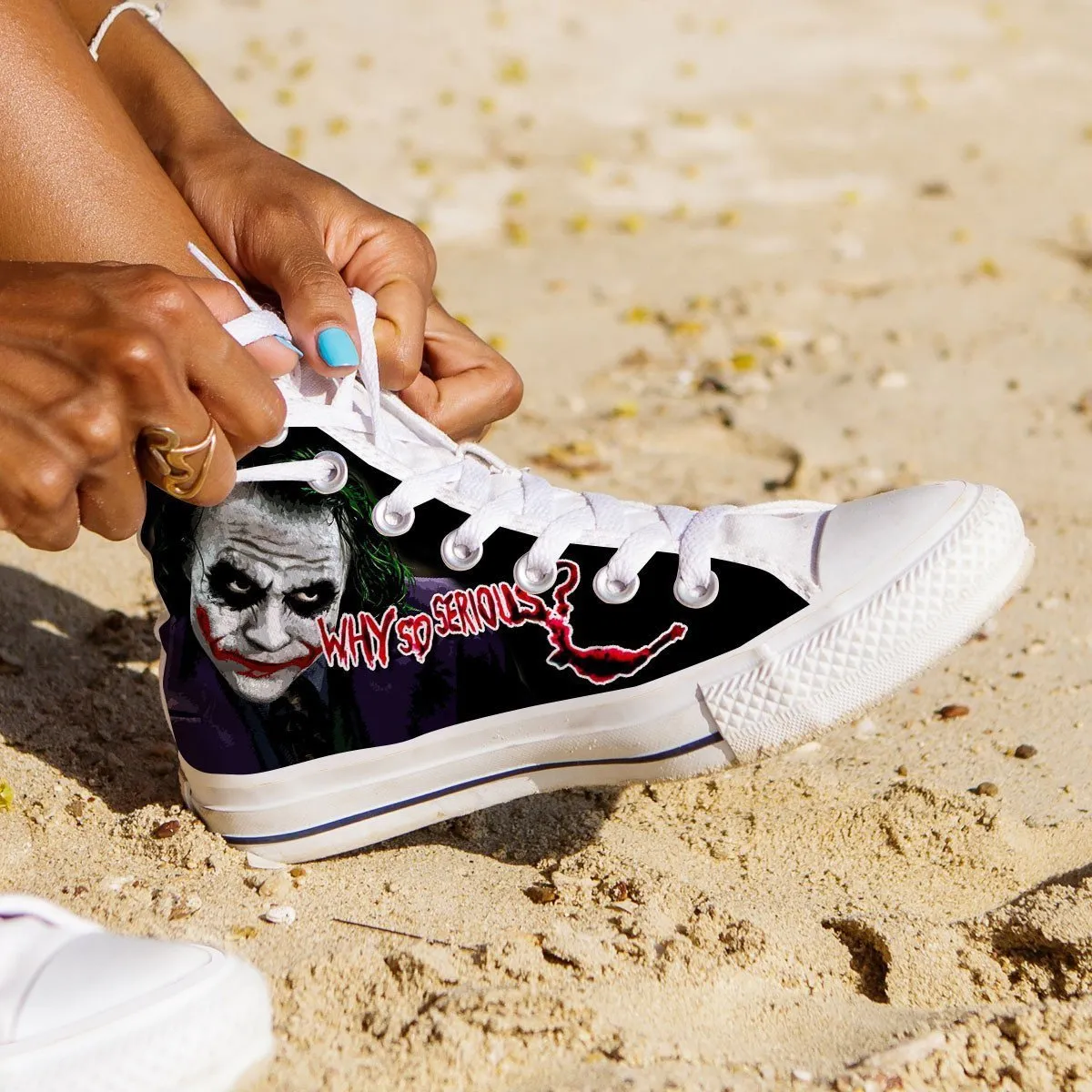 joker  ladies high top sneakers