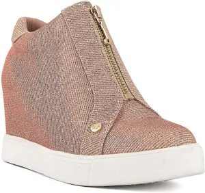 Juicy Couture Women's Platform Wedge Sneakers High-Top Shoes-Journey