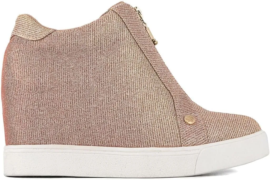 Juicy Couture Women's Platform Wedge Sneakers High-Top Shoes-Journey