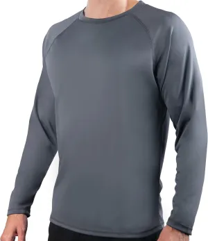 Kanu Surf Men's Rash Guard Long Sleeve Swim Shirts for Men SPF UPF 50 Sun Protection Fishing and Running Shirt