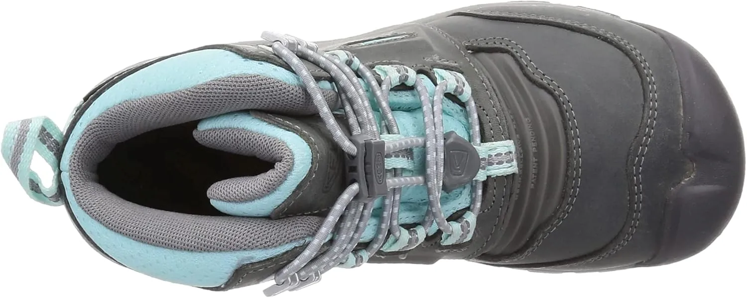 KEEN Unisex-Child Ridge Flex Mid Height Waterproof Leather Hiking Boots