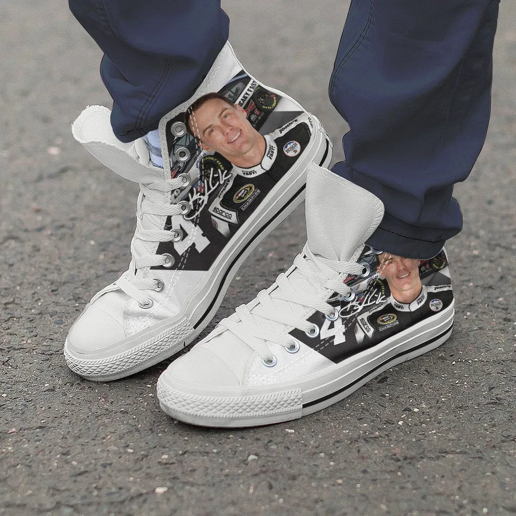 kevin harvick ladies high top sneakers