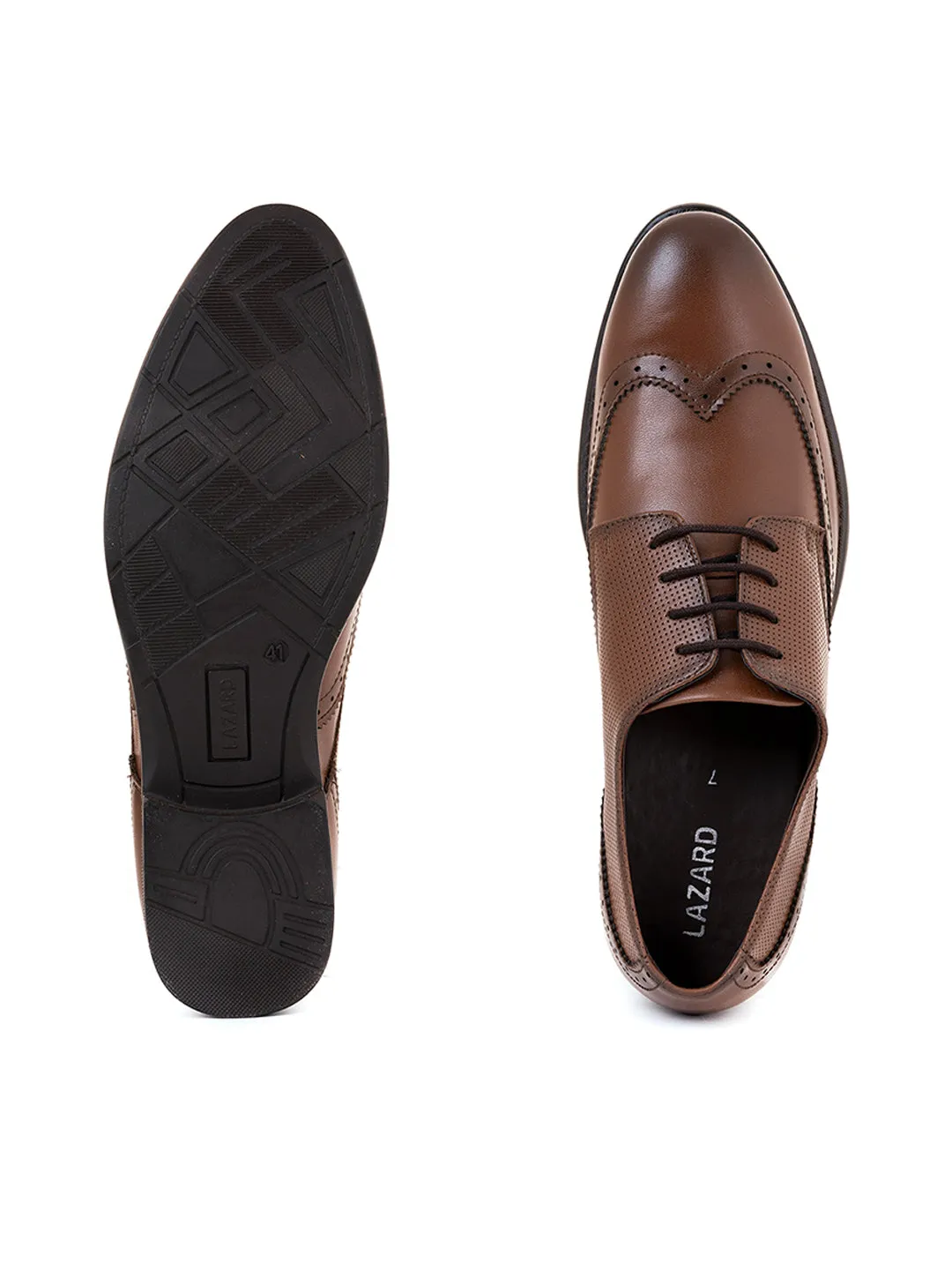 Khadim Lazard Derby Brogue Shoe for Men
