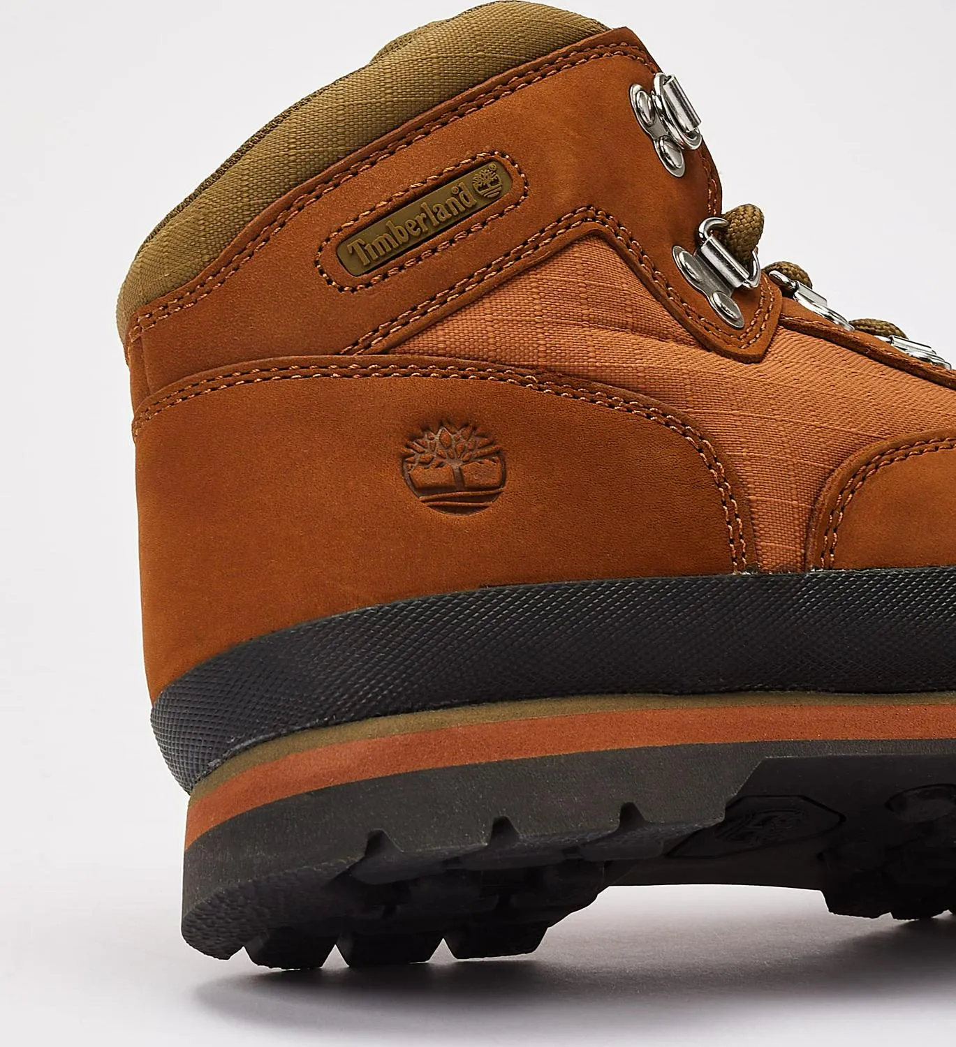 Kids Timberland Euro Hiker GS Golden Brown Black TB0A61UBF13 Snow Rain Boots