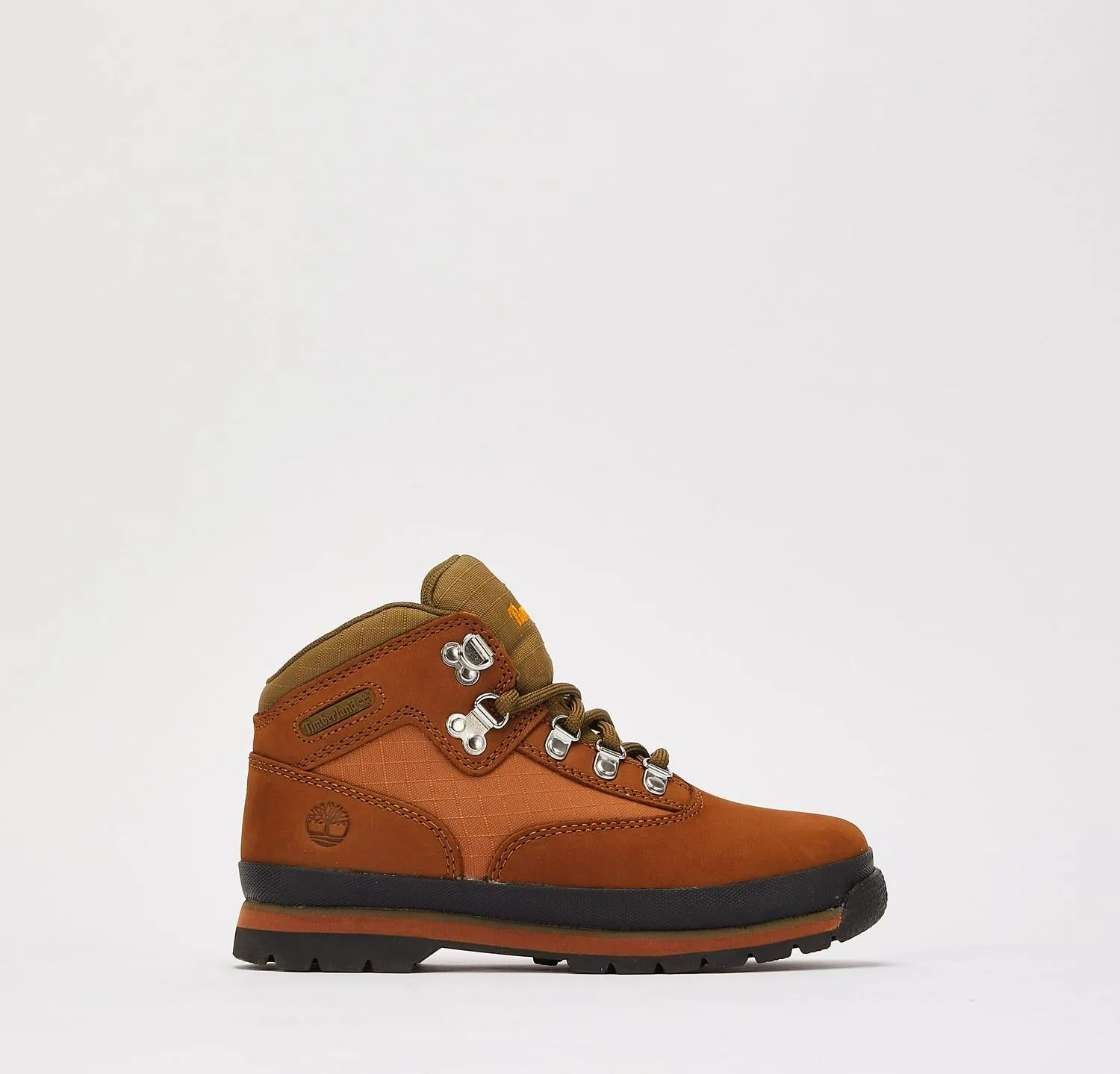 Kids Timberland Euro PS Golden Brown Black TB0A63M7F13 Snow Rain Boots