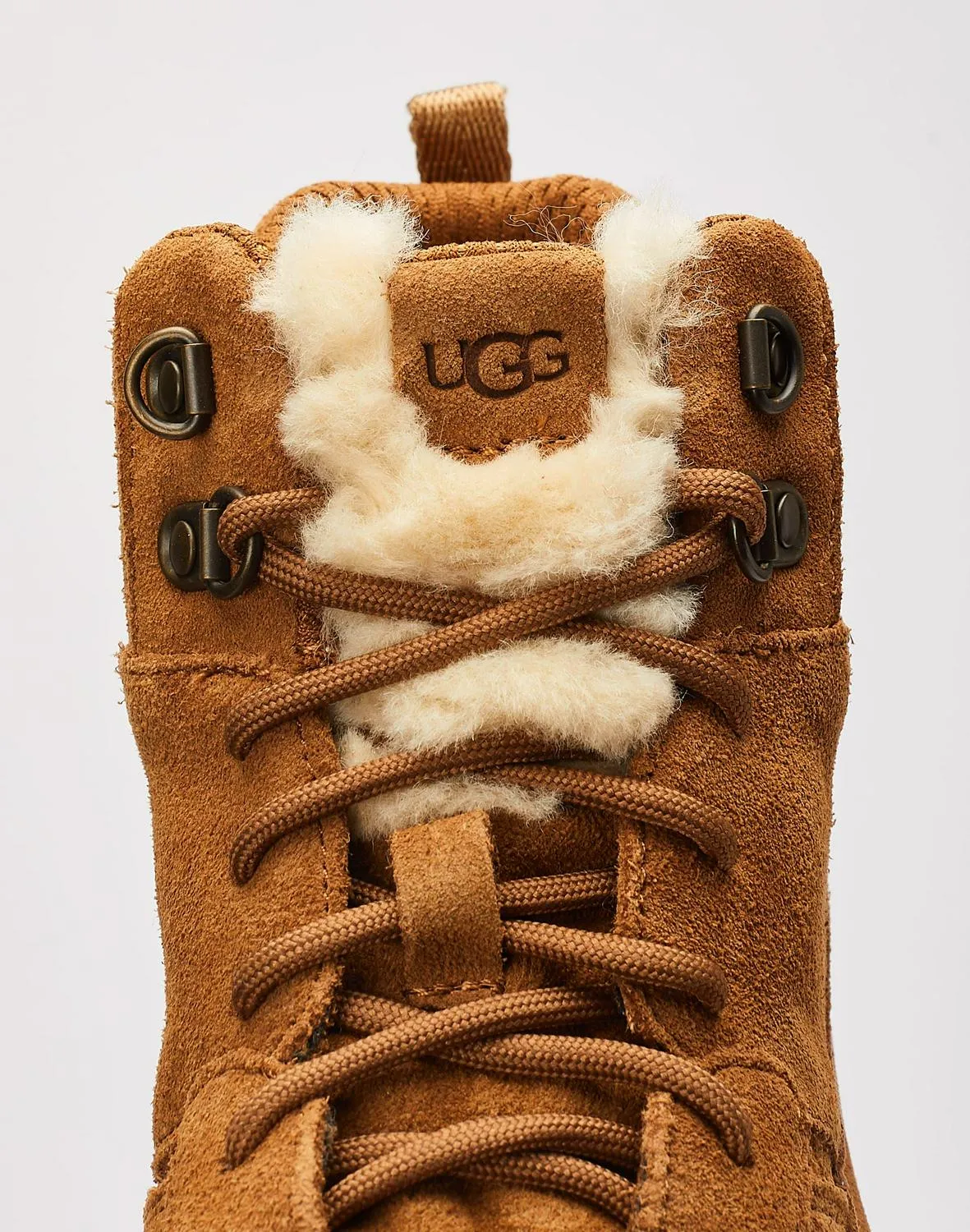 Kids UGG Highland Hi Heritage PS Brown Beige 1134550K Sneaker Shoe Trainer