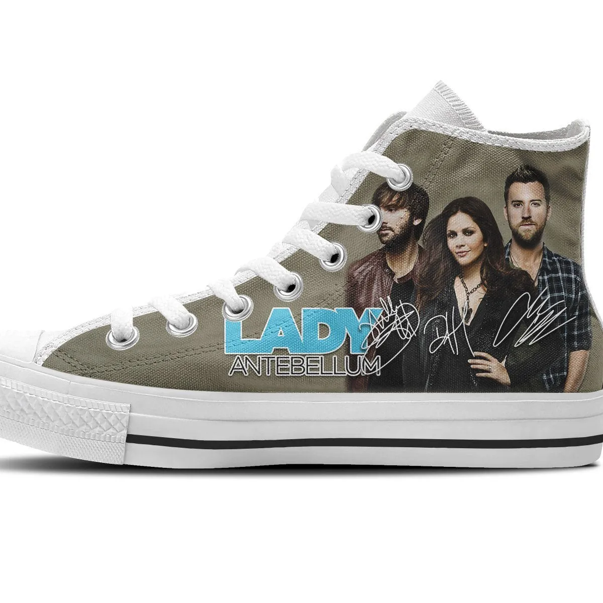 lady antebellum mens high top sneakers
