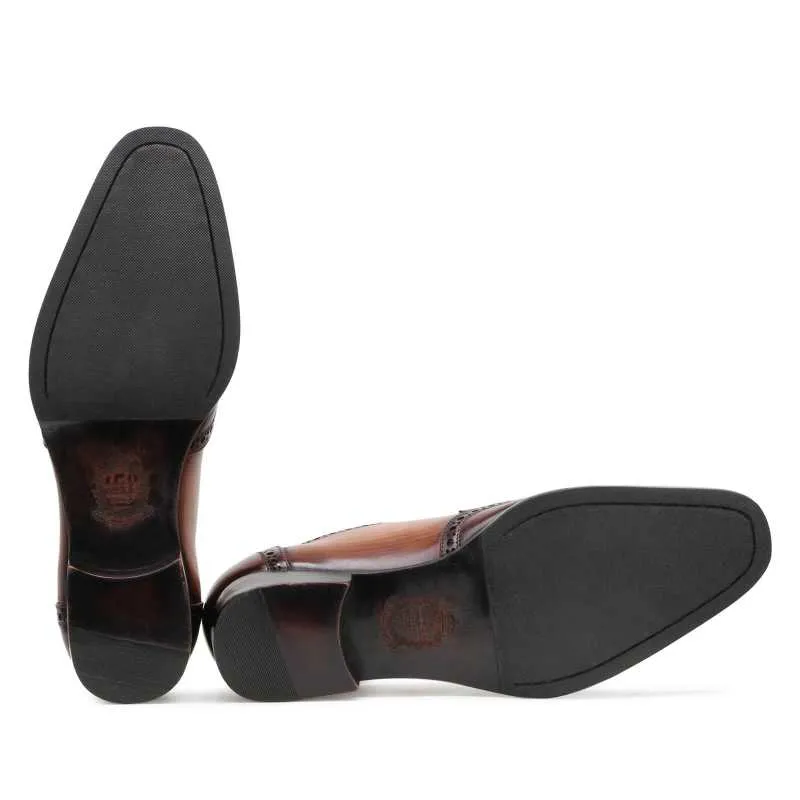 Lance Derby in dual-tone brown