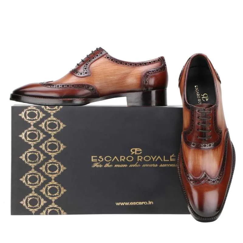 Lance Derby in dual-tone brown