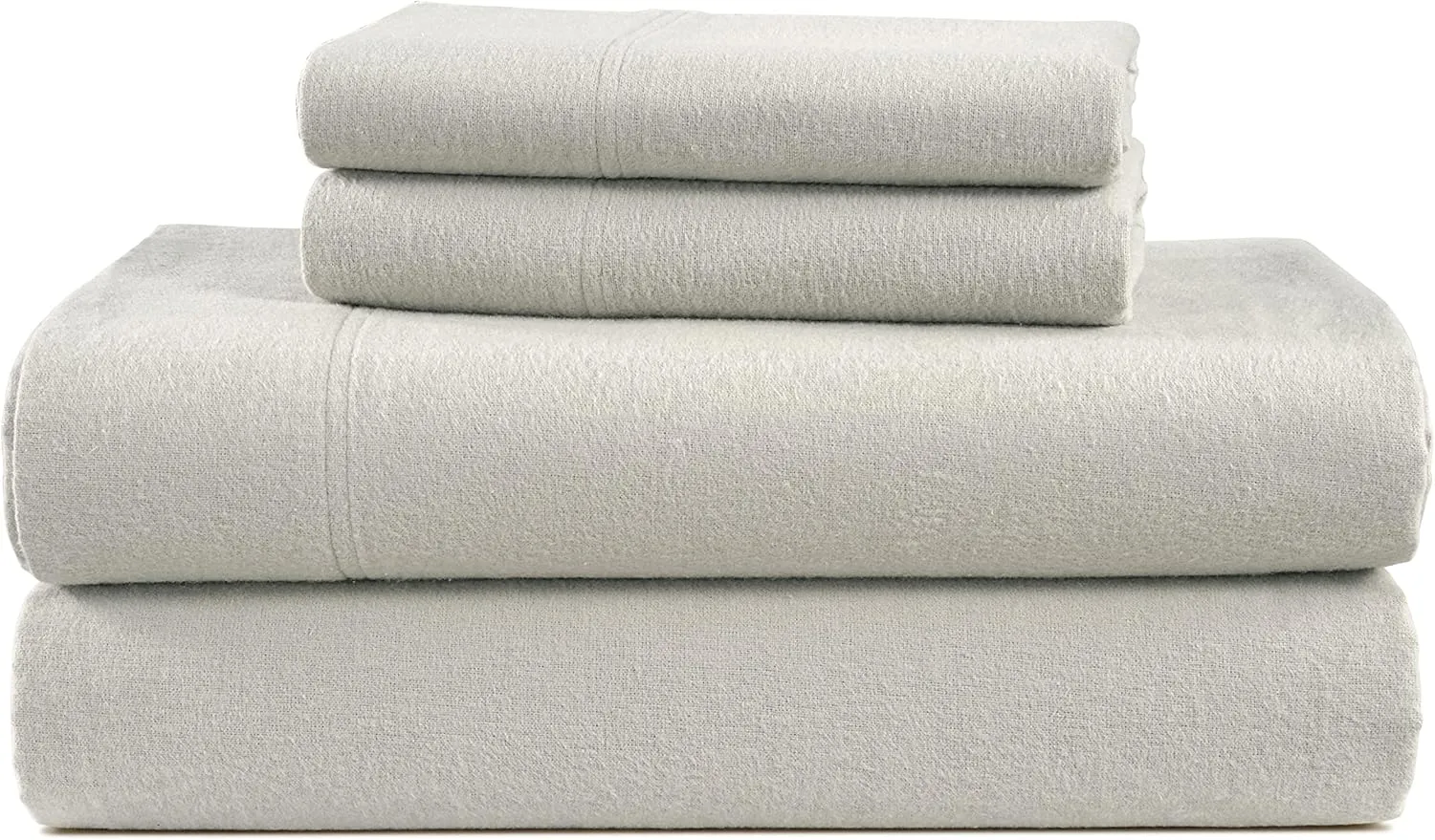 LANE LINEN 100% Cotton Cal King Flannel Sheets Set - Brushed for Extra Softness - Lightweight Cotton Flannel California King Sheets Set - Warm & Cozy Fall Bed Sheets with 15" Deep Pocket - Mineral