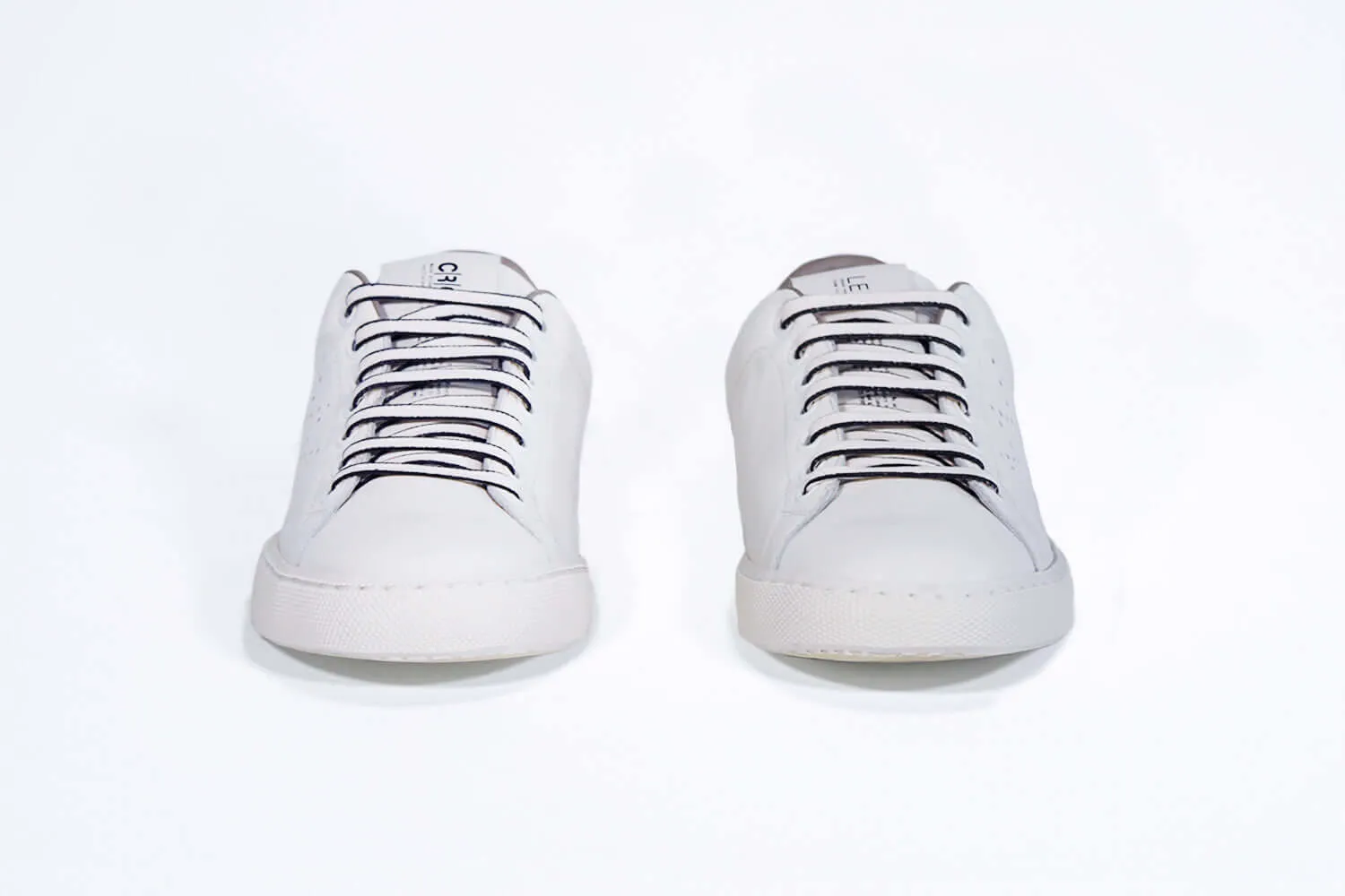 LC06 | Beige & White - Low Top - Women