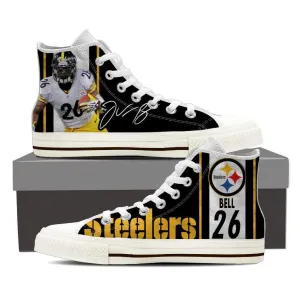 le veon bell mens high top sneakers high top