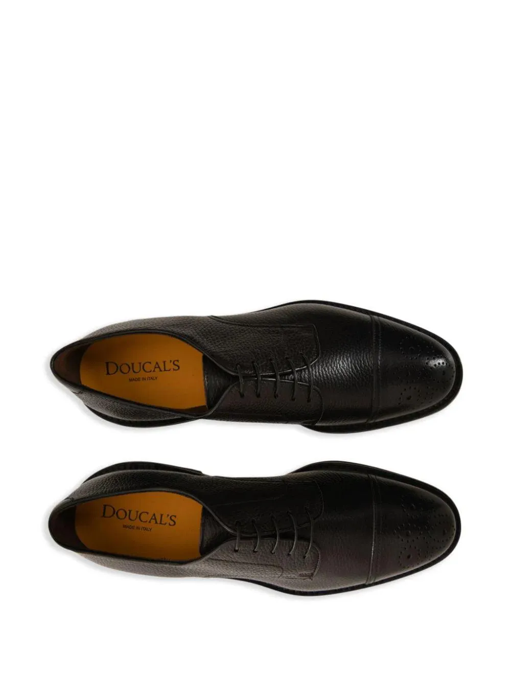leather lace-up derby shoes