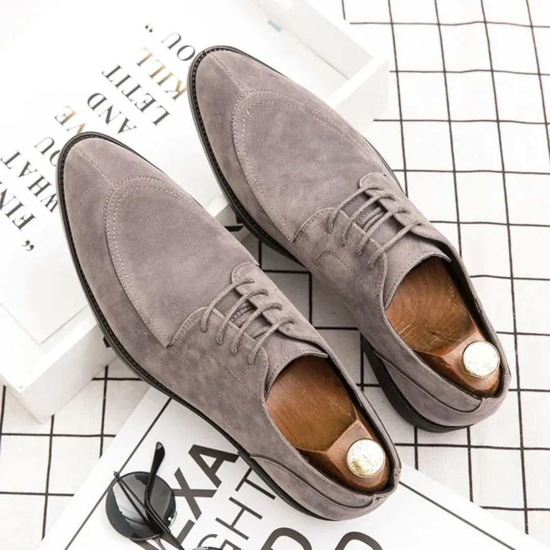 Leonardo Suede Derby Shoes