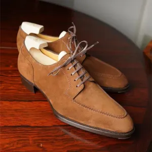 Leonardo Suede Derby Shoes