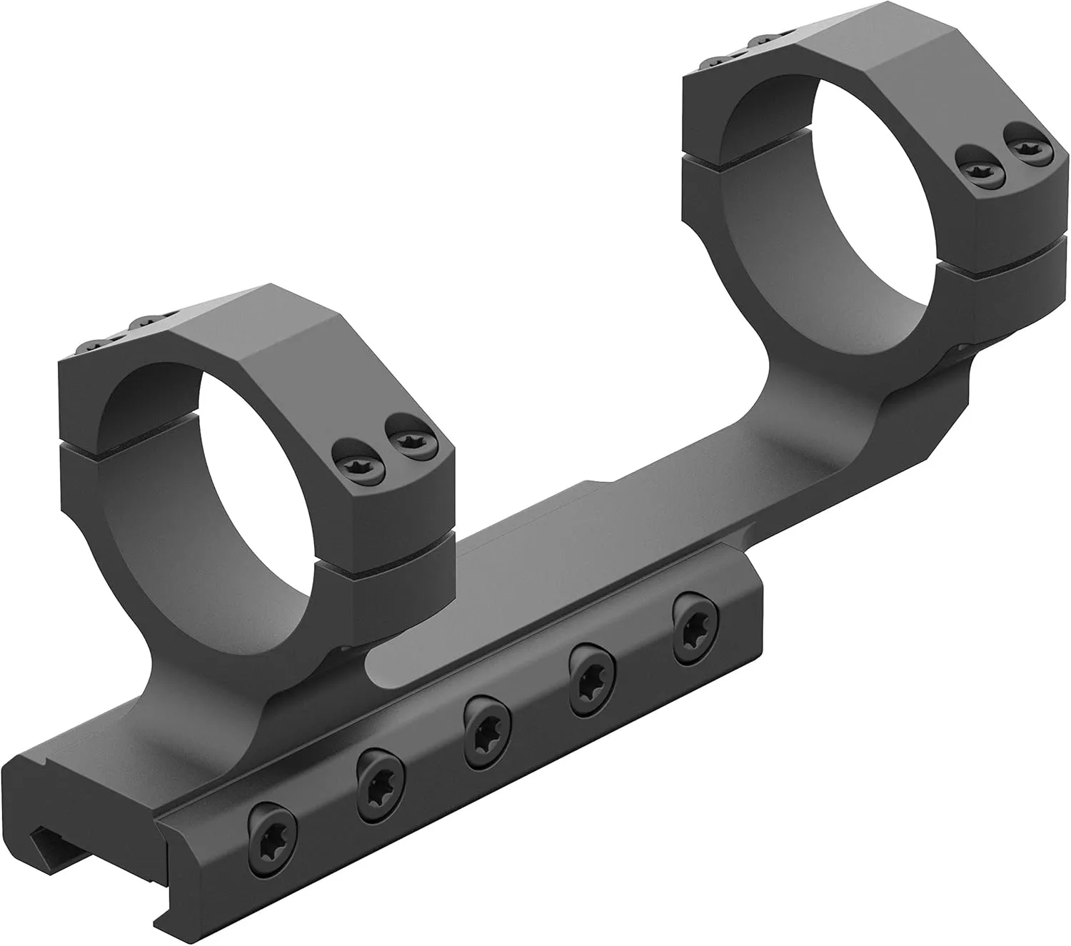 Leupold 111412 Mark 4 HAMR Rife Scope with DeltaPoint and Flat Top Mount, 4X24-Millimeter, Black