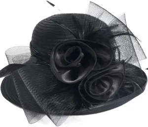 Lightweight Church Derby Dress Wedding Hat #S052