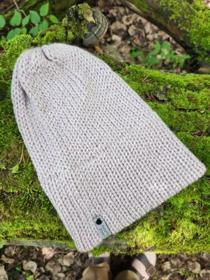 Lightweight Hat, Folded Double Brim Wool Free,  Pale Mauve