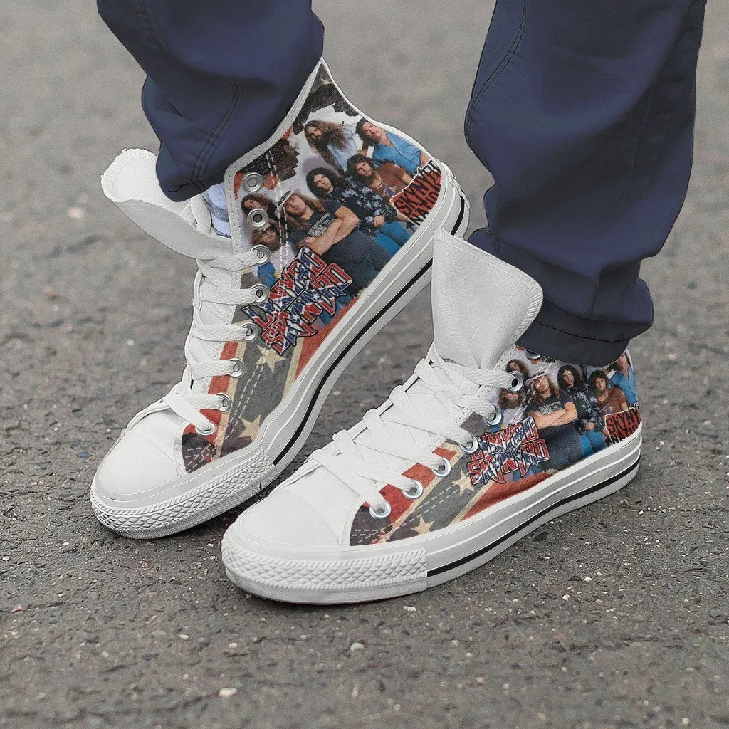 lynyrd skynyrd mens high top sneakers