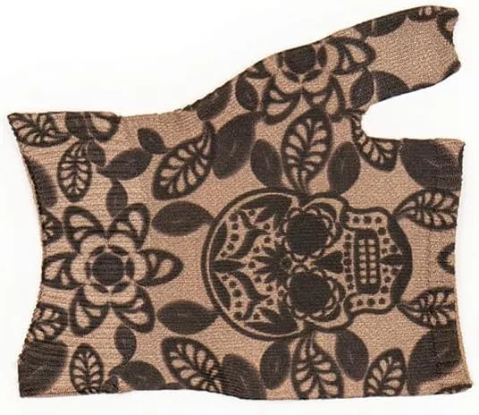 Macabre Beige Medical Graduated Compression Gauntlet for Lymphedema