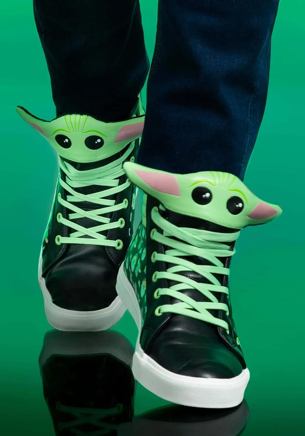 Mandalorian The Child Plush Unisex Adult Shoes High-Top Sneakers