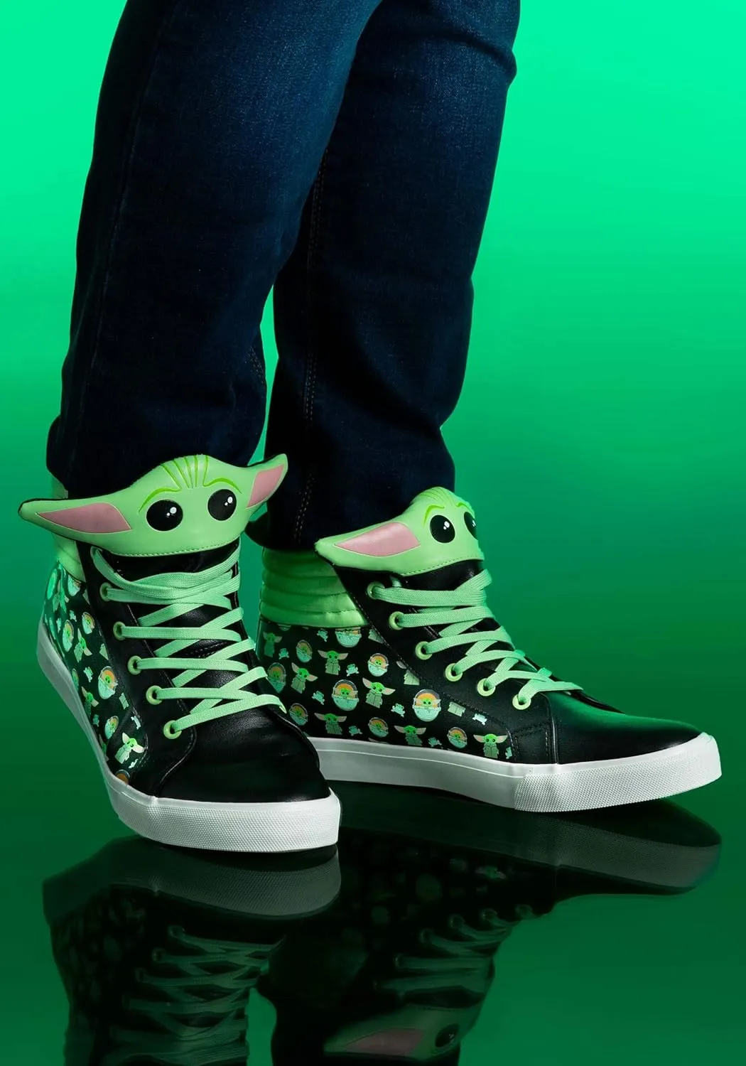 Mandalorian The Child Plush Unisex Adult Shoes High-Top Sneakers