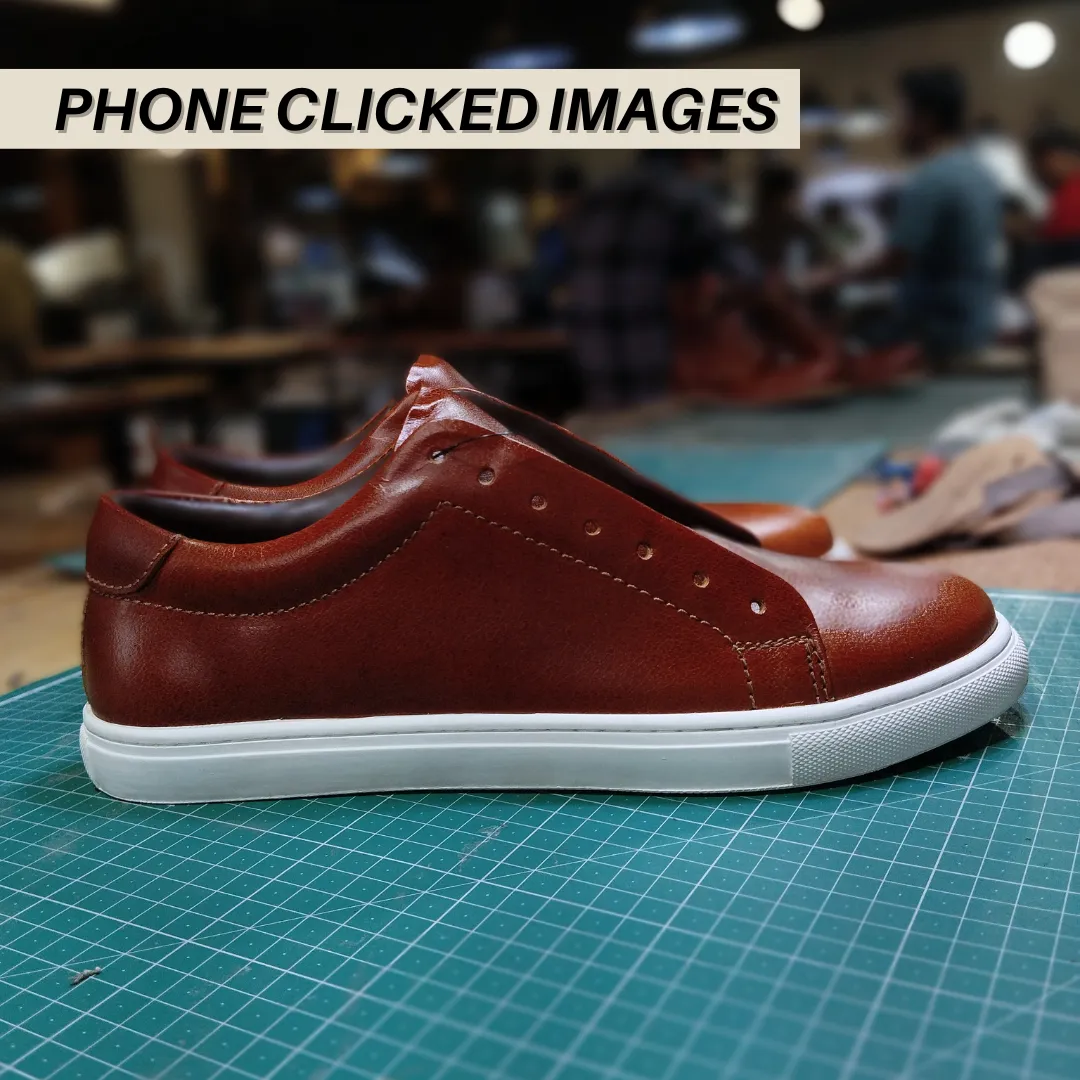 Manhattan Low Top Sneakers (Saddle Tan)