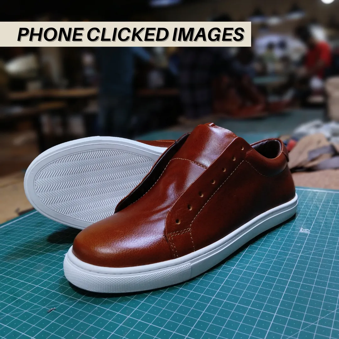 Manhattan Low Top Sneakers (Saddle Tan)