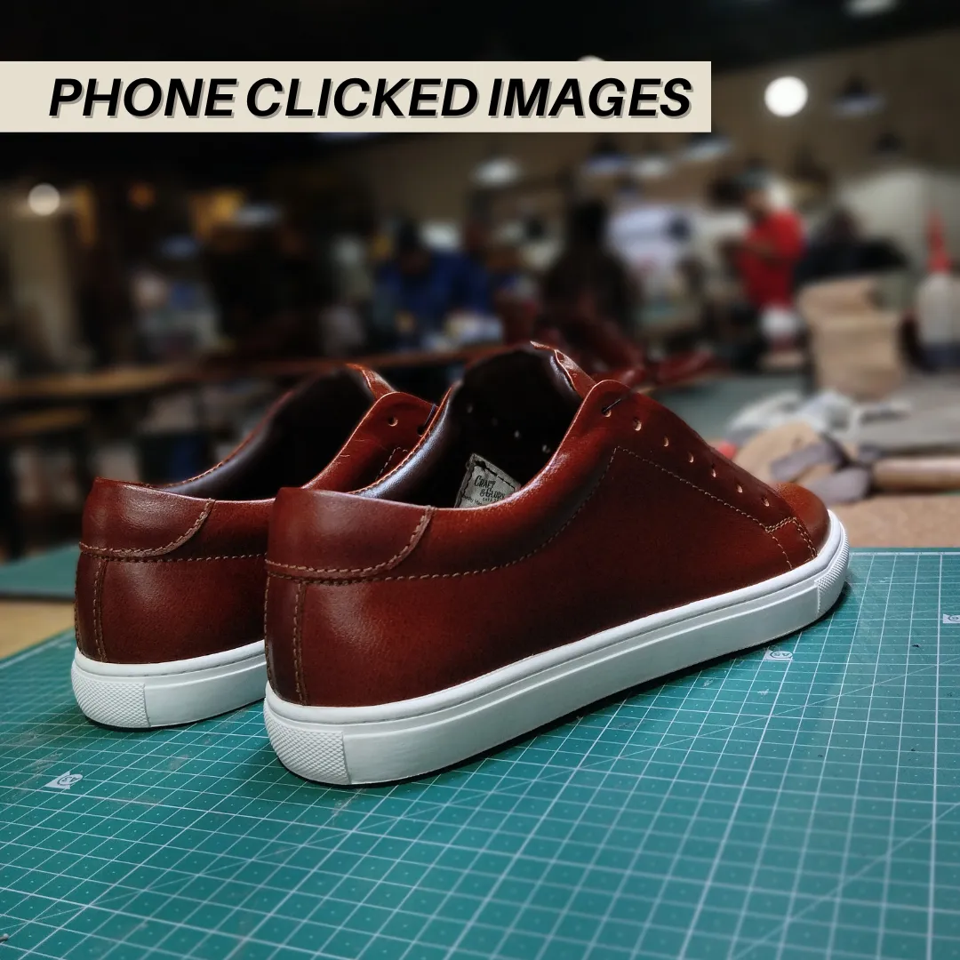 Manhattan Low Top Sneakers (Saddle Tan)