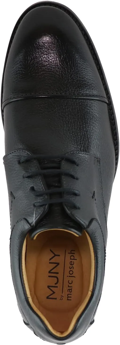 Marc Joseph New York Mens Casual Comfortable Genuine Leather Classic Modern Formal Oxford Dress Business Derby Lace Up Plain Toe Men Shoes