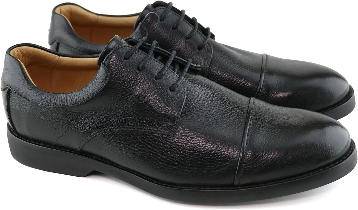Marc Joseph New York Mens Casual Comfortable Genuine Leather Classic Modern Formal Oxford Dress Business Derby Lace Up Plain Toe Men Shoes
