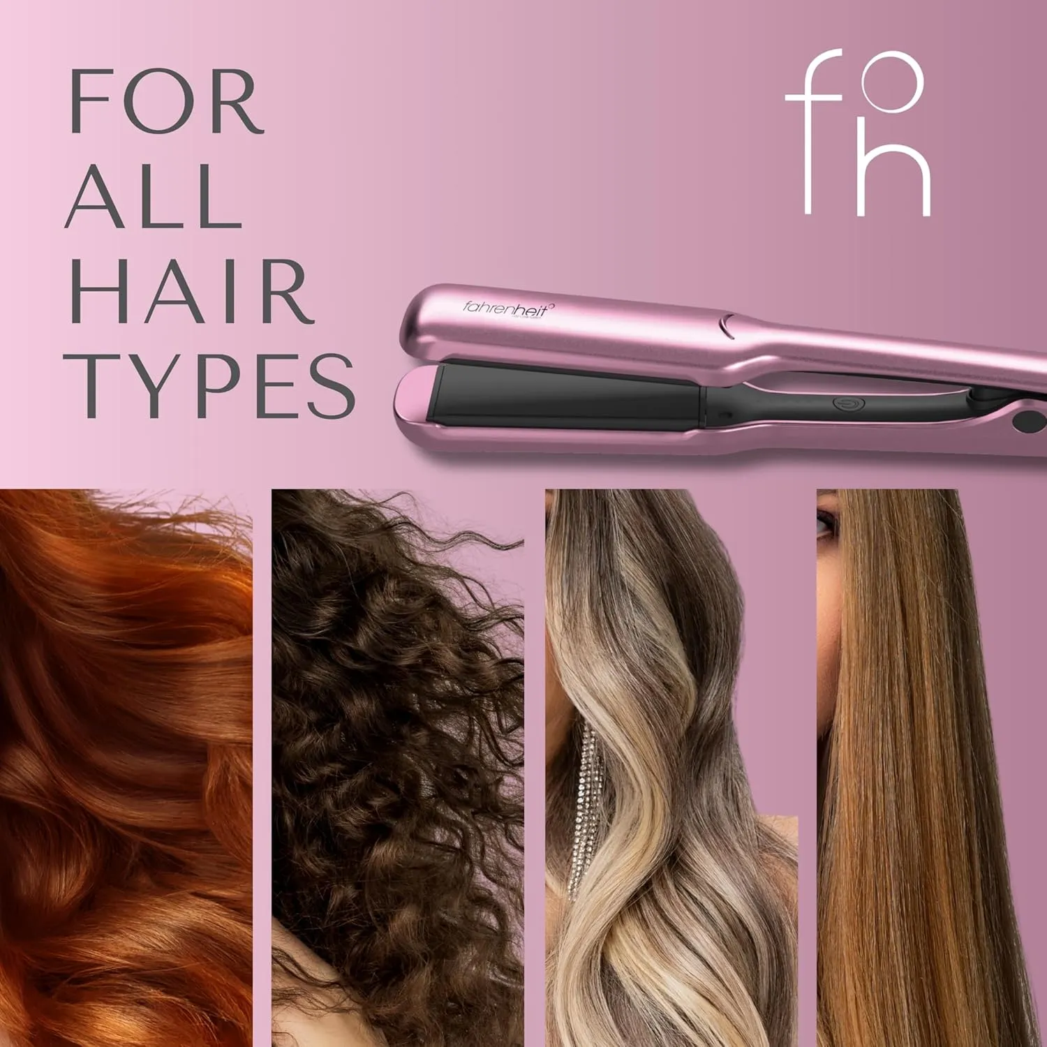 MegaPlate | Professional 1.75” Wide Plate Flat Iron (Blush Pink)