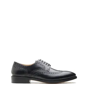 Men Wingtip Leather Formal Derby Shoes