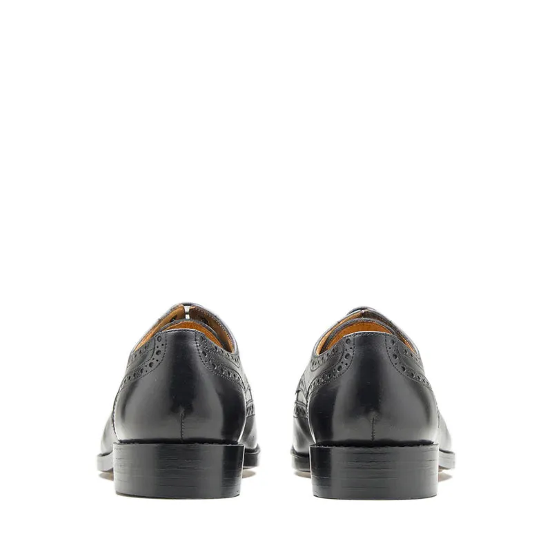 Men Wingtip Leather Formal Derby Shoes