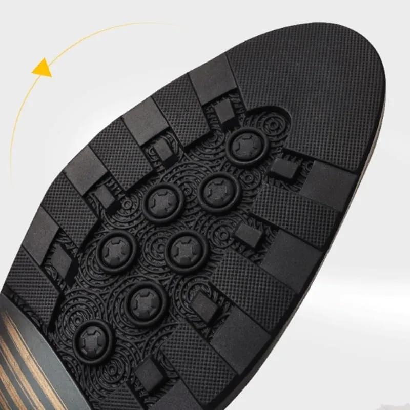 Men's Alligator Crocodile Print Oxfords Fashion Lace Up Dress Shoes Retro Round Toe Comfortable Lug Sole Non-Slip Derby Shoes for Men