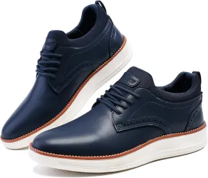 Men's Casual Dress Shoes Semi-Formal Derby Brogue Slip on Oxfords Sneakers