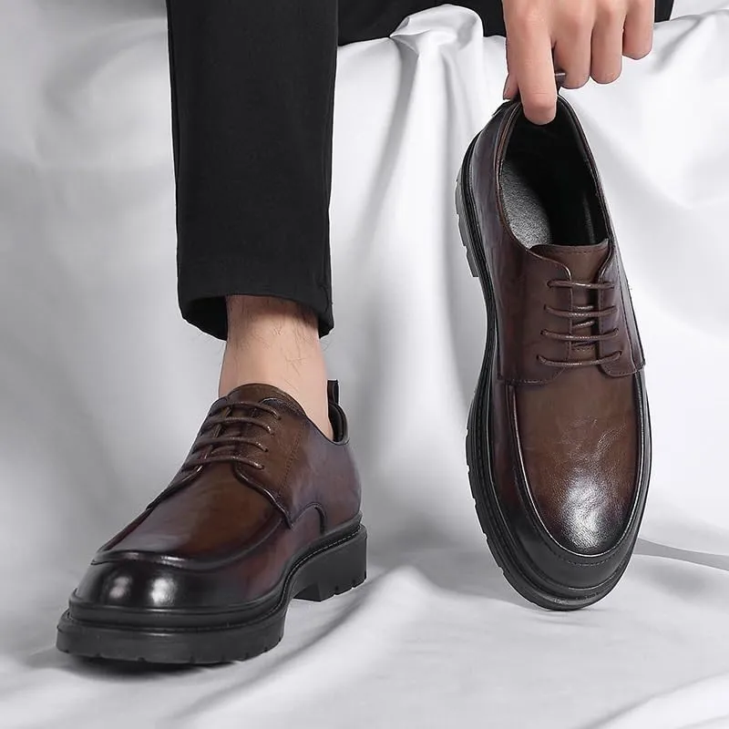 Men's Dress Shoes Men Classic Slip-On Brogue Oxfords Shoes Classic Lace Up Formal Tuxedo Derby Shoes for Men
