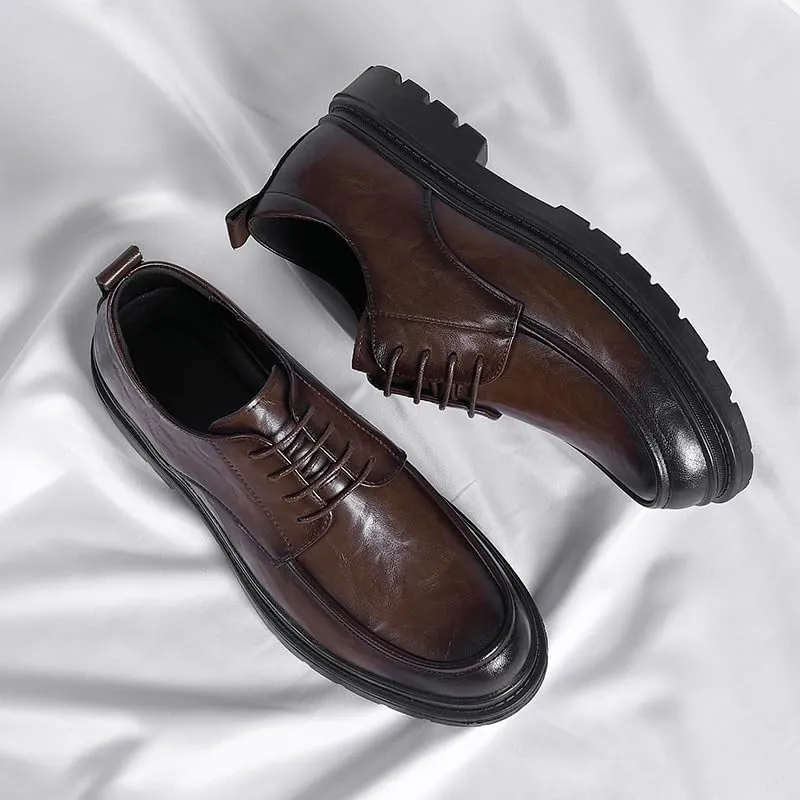 Men's Dress Shoes Men Classic Slip-On Brogue Oxfords Shoes Classic Lace Up Formal Tuxedo Derby Shoes for Men