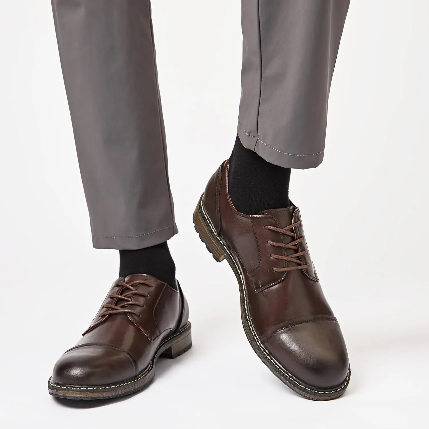 Men's Dress Shoes Oxford Shoes Formal Dress Shoes for Men Business Derby Shoes.