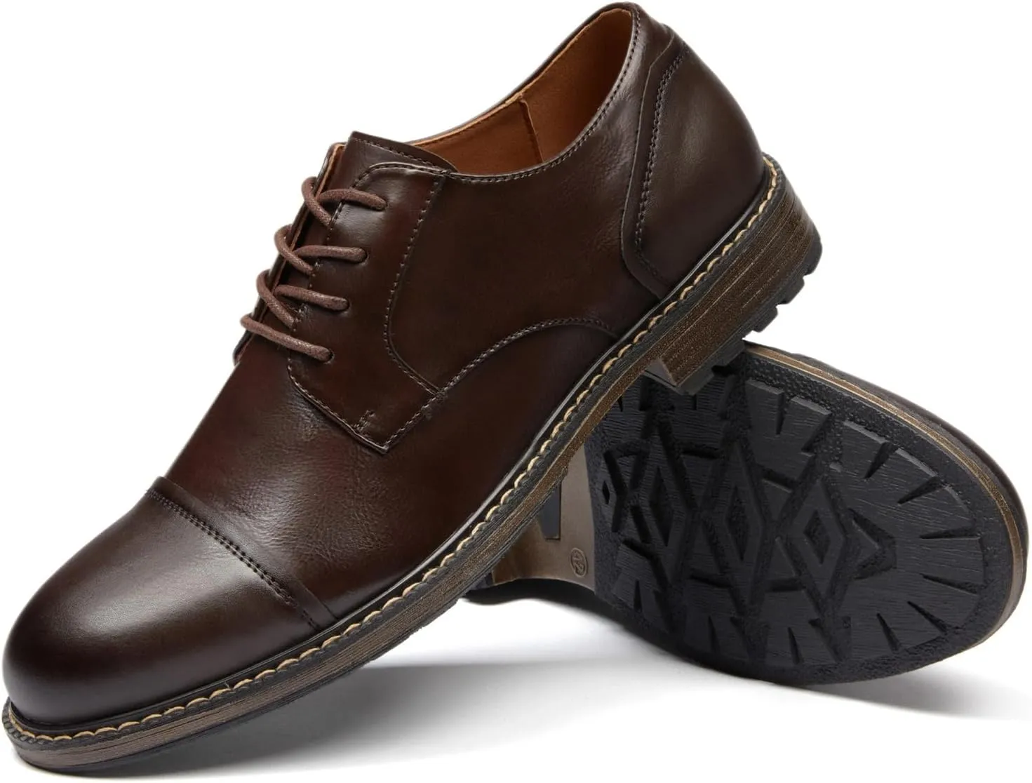 Men's Dress Shoes Oxford Shoes Formal Dress Shoes for Men Business Derby Shoes.