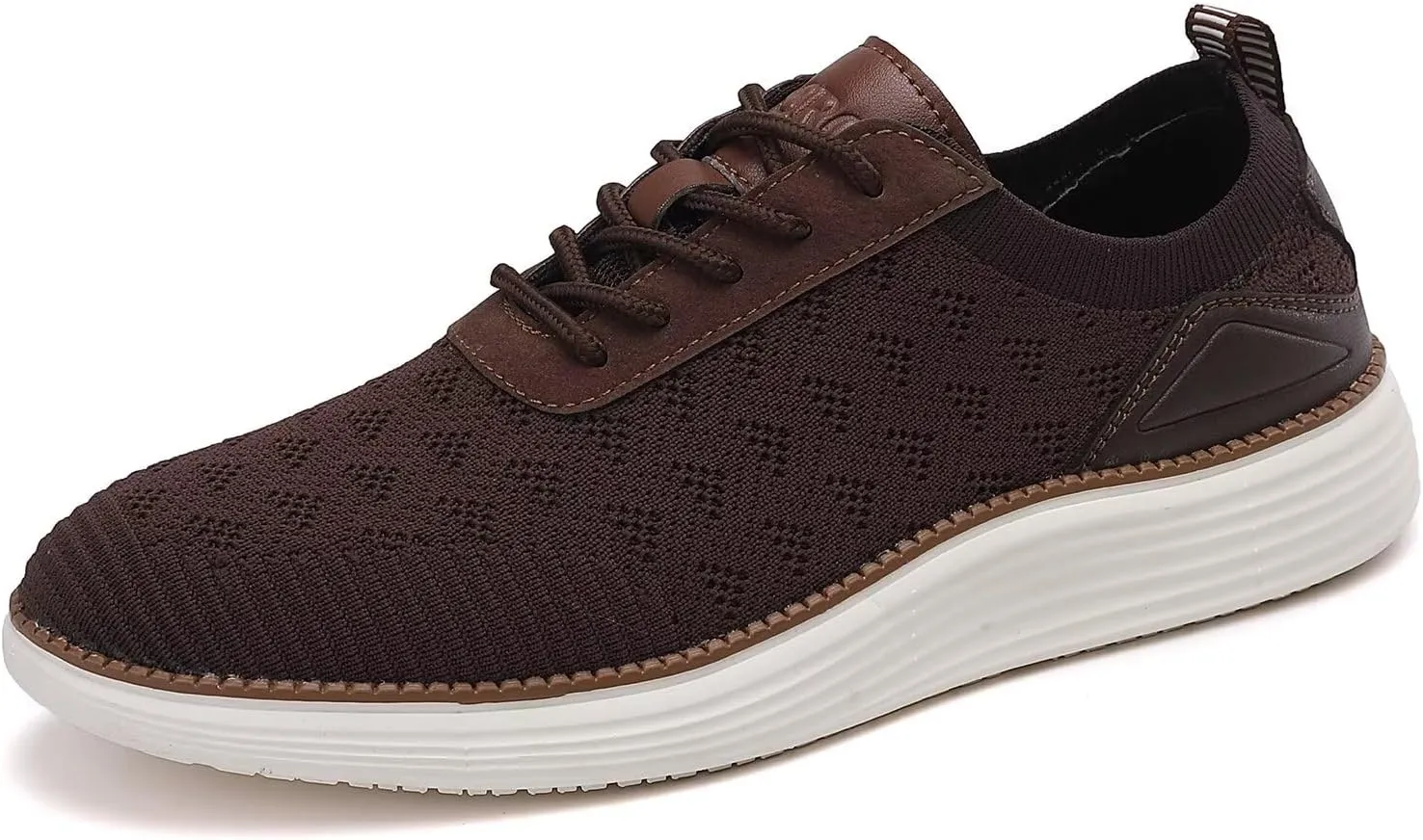Men's Fashion Dress Sneakers Mesh Oxfords Business Casual Walking Shoes Knit Lightweight Tennis Footwear