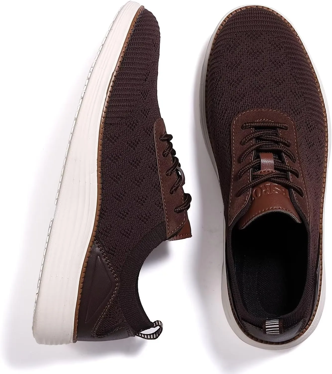 Men's Fashion Dress Sneakers Mesh Oxfords Business Casual Walking Shoes Knit Lightweight Tennis Footwear